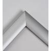 Cadre clic-clac étanche, finition aluminium