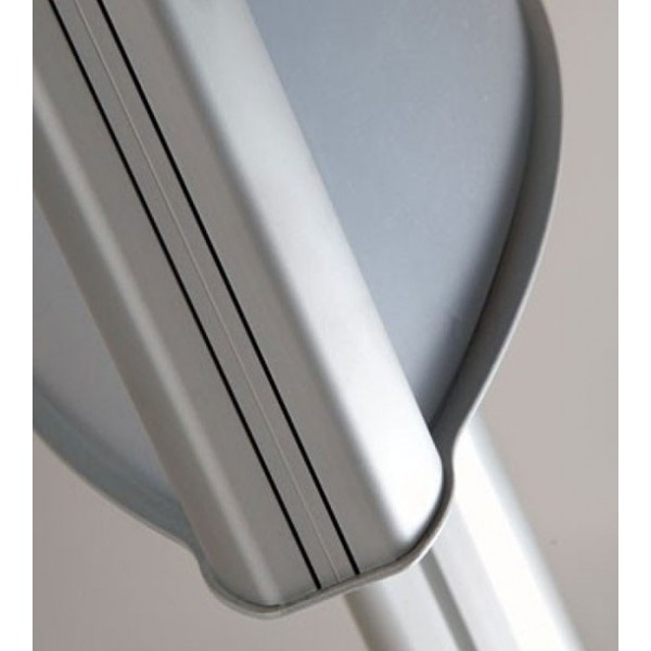 Porte-affiches double face sur pied, structure aluminium