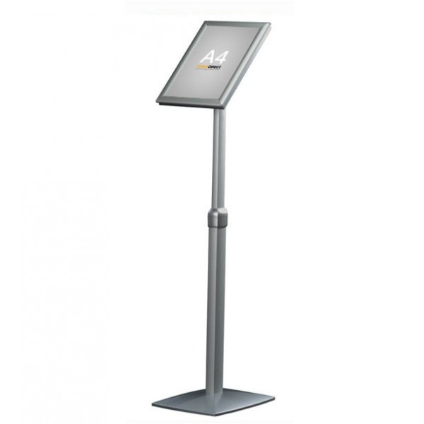 Présentoir Vertical A4 Réglable - Support En Alliage D'Aluminium Doré, Base Stable - Pour Menus, Affichages