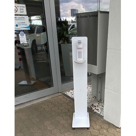 Desinfektionsspender Covid19 speziell für den Außenbereich entwickelt. Desinfektionsspender Covid19 speziell für den Außenbereich entwickelt.
