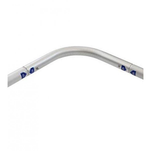 Numbered aluminium structure for easy assembly