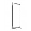 Totem tissu: structure aluminium