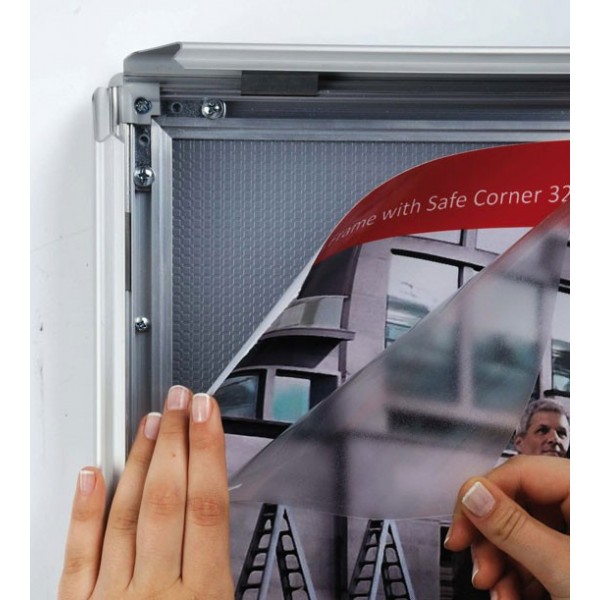 OptiFrame snap frame with PET protective film