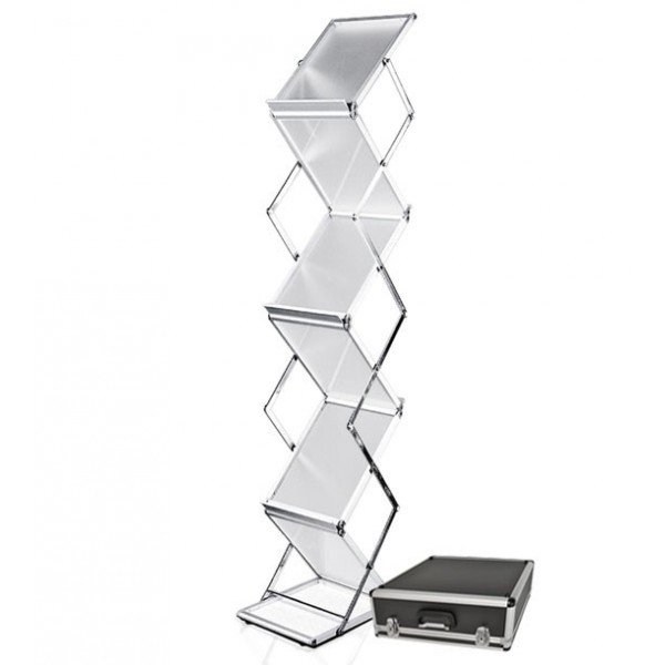 Porte-brochures pliable