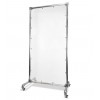 Trennwand COVID-19 mit Rollen 100x200cm
