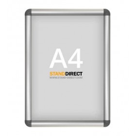 A4 Aluminium Klapprahmen, graue abgerundete Ecken A4 Aluminium Klapprahmen, graue abgerundete Ecken