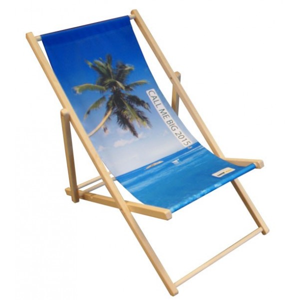 Chaise de plage personnalisée