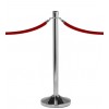 VIP retractable belt stanchion satin chrome