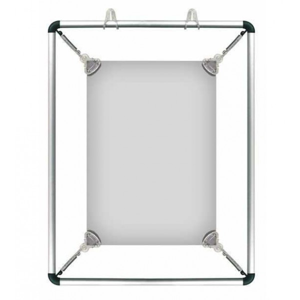 Poster stretcher op te hangen
