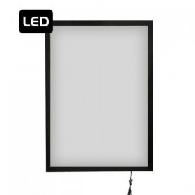 Marco luminoso magnético LED negro