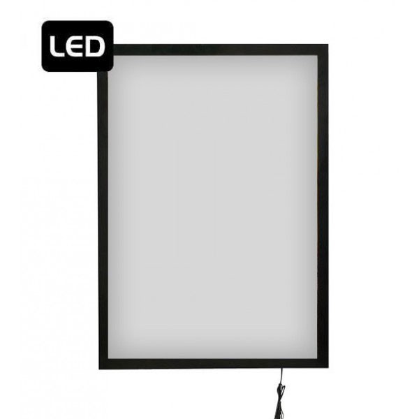 Cadre lumineux noir