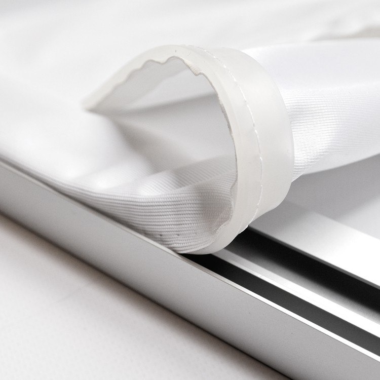 Cordone in silicone della cornice in alluminio e tessuto da appendere