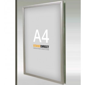 Cadre d'affichage vitrine, profilé 25 ou 35mm, format A4 Cadre d'affichage vitrine, profilé 25 ou 35mm, format A4
