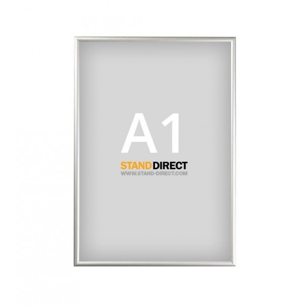 Cadre clippant aluminium A1, profilé 25mm Cadre clippant aluminium A1, profilé 25mm