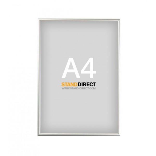 Aluminium snap frame A4, 25mm profile