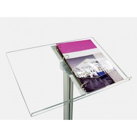 Infoständer aus eloxiertem Aluminium und Acryl Display Infoständer aus eloxiertem Aluminium und Acryl Display