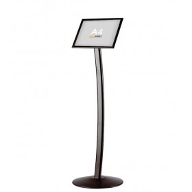 Black Aluminium Poster & Menu Display Stand