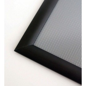 Klapprahmen aus schwarz eloxiertem Aluminium