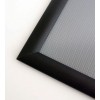 Kliklijst uit geanodiseerd aluminium, zwart kleurig