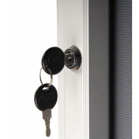 Showbord afsluitbaar met slot, waterdicht Showbord afsluitbaar met slot, waterdicht