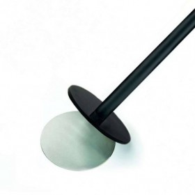 Retractable belt stanchion MAGNETIC black
