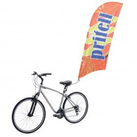 Advertising Flag for Bicycle - Promotional Bike Banner