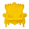 Fauteuil "Queen of Love" jaune