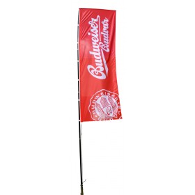 Bandeira publicitária retangular gigante