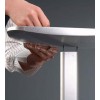 Brochurehouder A4 montage plank op aluminium voet