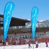 Water Drop Advertising Banner Flag