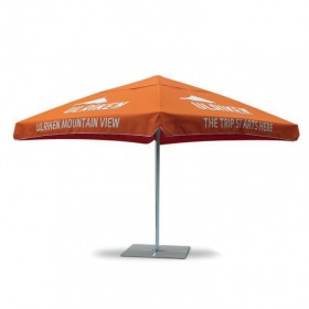 Parasol publicitaire carré