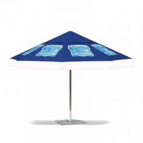 Reclame parasol rond