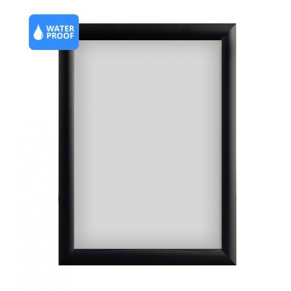 CADRE ALUMINIUM CLIC CLAC NOIR FORMAT A4 - ALERTIC