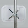 Traffic mirror 40x60cm polycarbonate mounting hardware