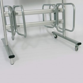 Mobile Fahrradstation mit Plakatständer (A1)