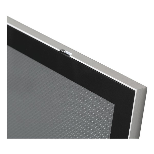 Magnetischer Posterrahmen, modernes Design mit silbernem Rand und Acrylschutz
