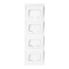 Porte-revues mural blanc
