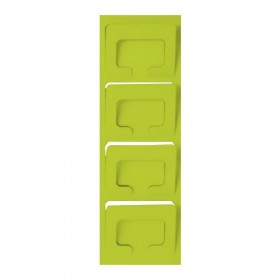 Porte-revues mural vert Porte-revues mural vert