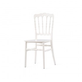Sedia design tradizionale bianca
