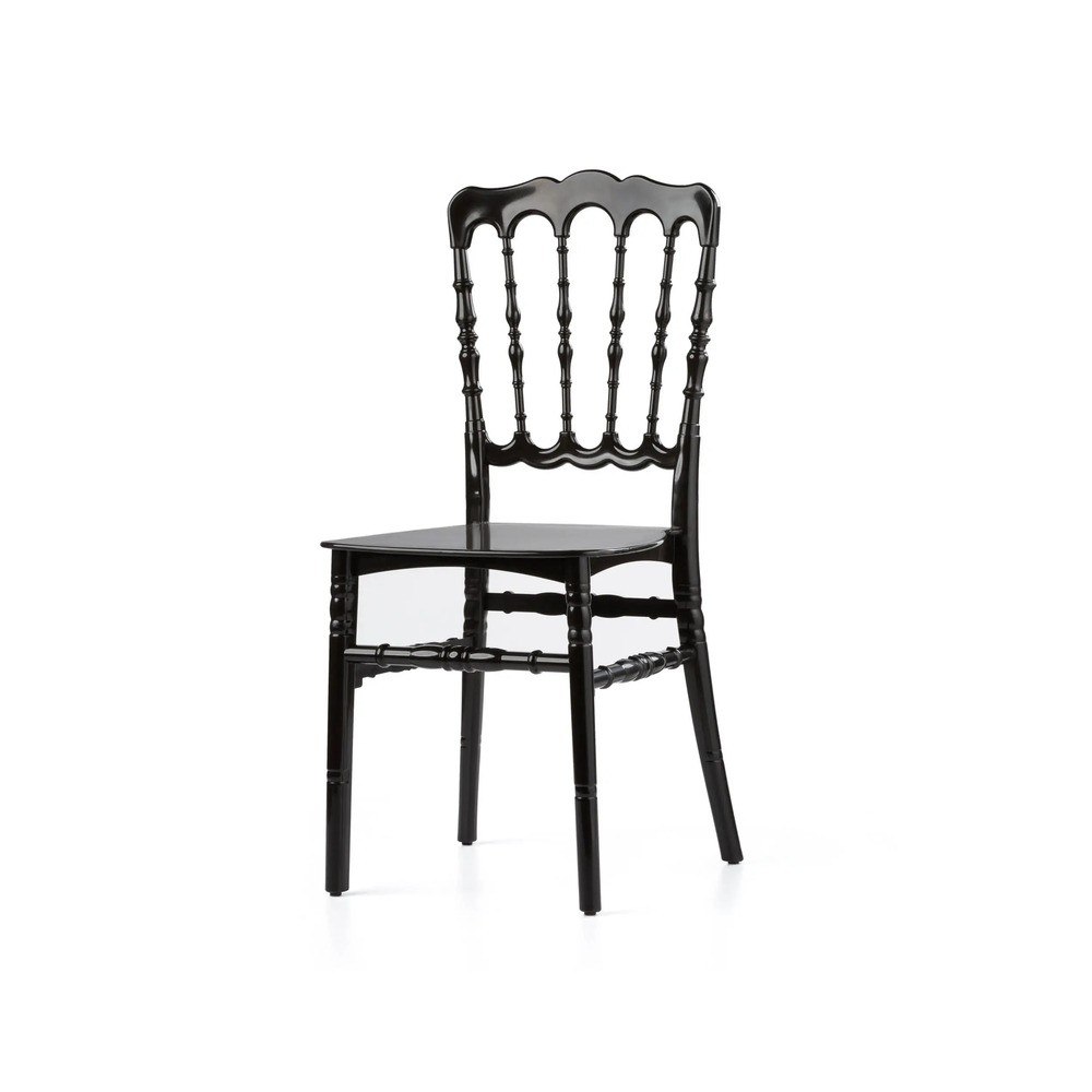 Traditional design chair black