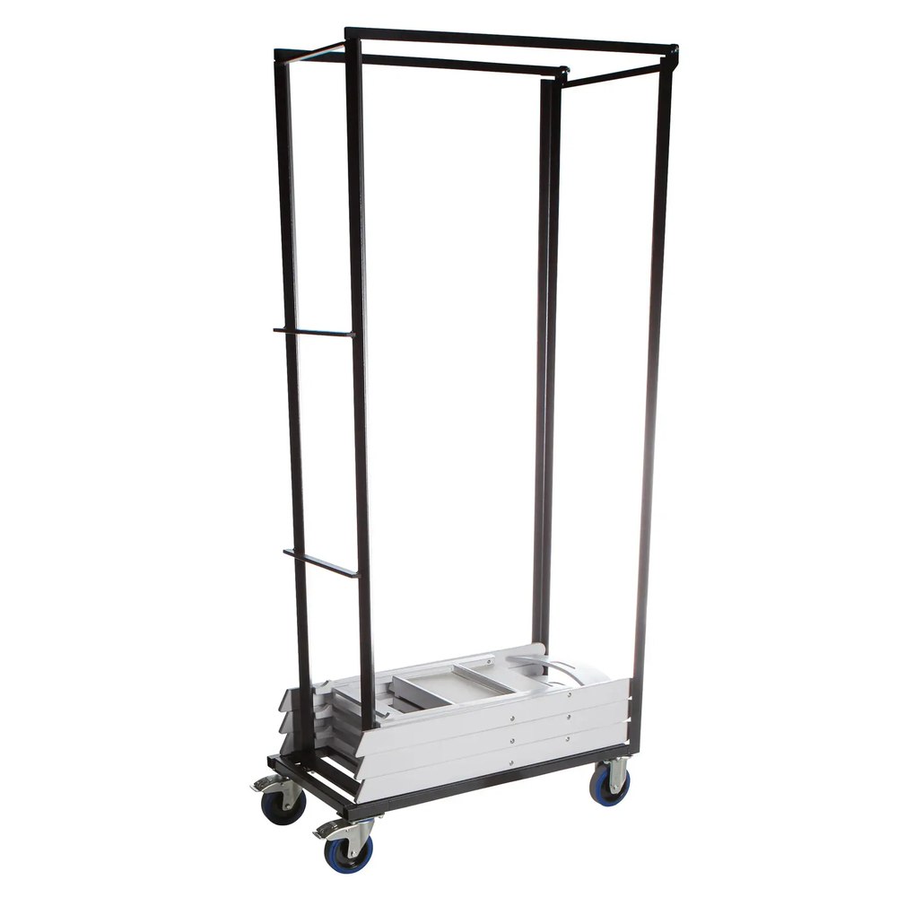 Structure du chariot de transport avec 3 chaises pliables