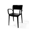 Silla apilable de polipropileno para salas de espera y reuniones