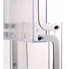 Porte brochure portable avec bacs acrylique Porte brochure portable avec bacs acrylique