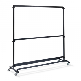 Große mobile Garderobe mit Haken, praktisch und robust