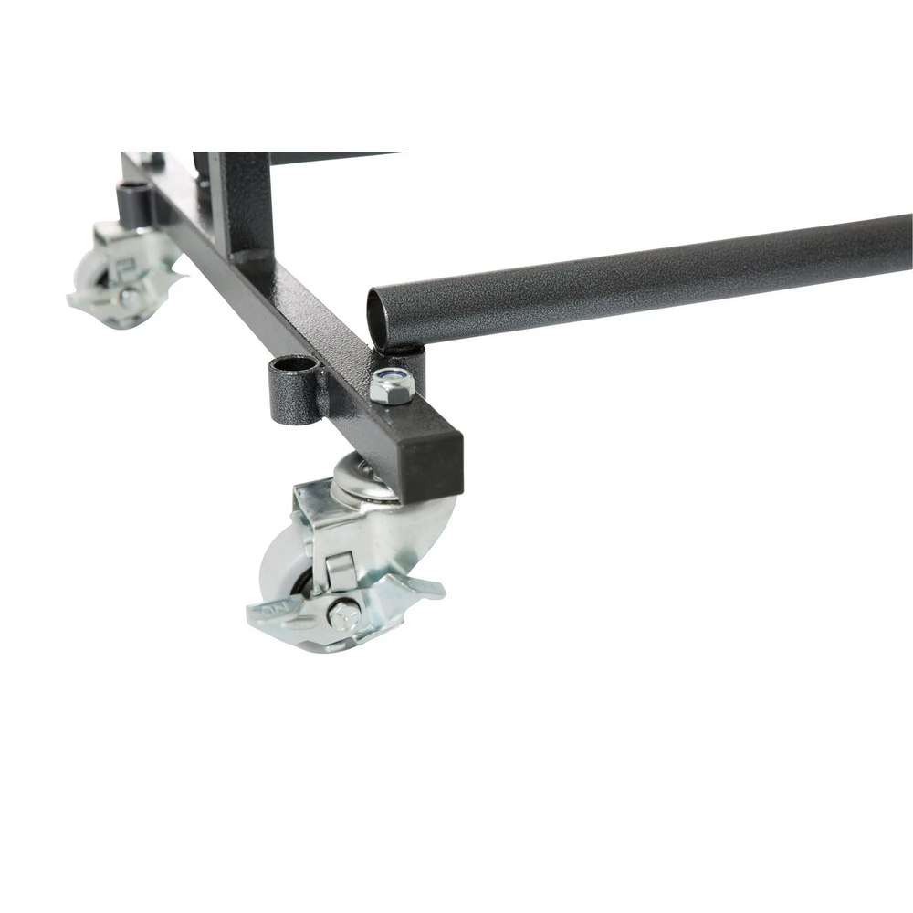 Swivel castors with brake for mobile coat rack