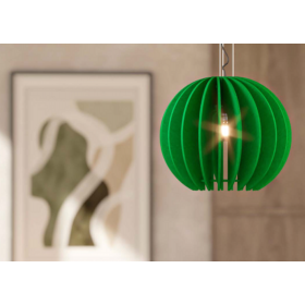 Lampe acoustique Gaïa verte