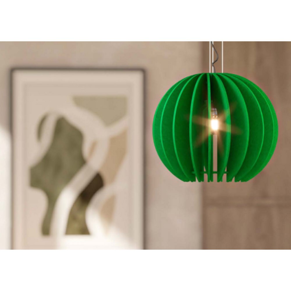 Gaïa green acoustic lamp