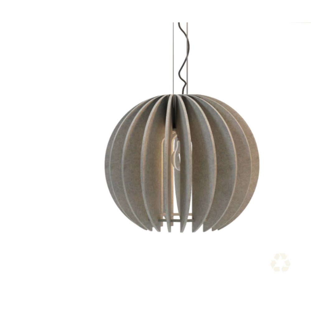 Gaïa grey acoustic lamp