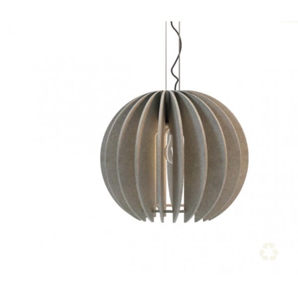 Lampe acoustique Gaïa grise