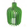 Vue rapprochée de la lampe acoustique verte Dame Jeanne
